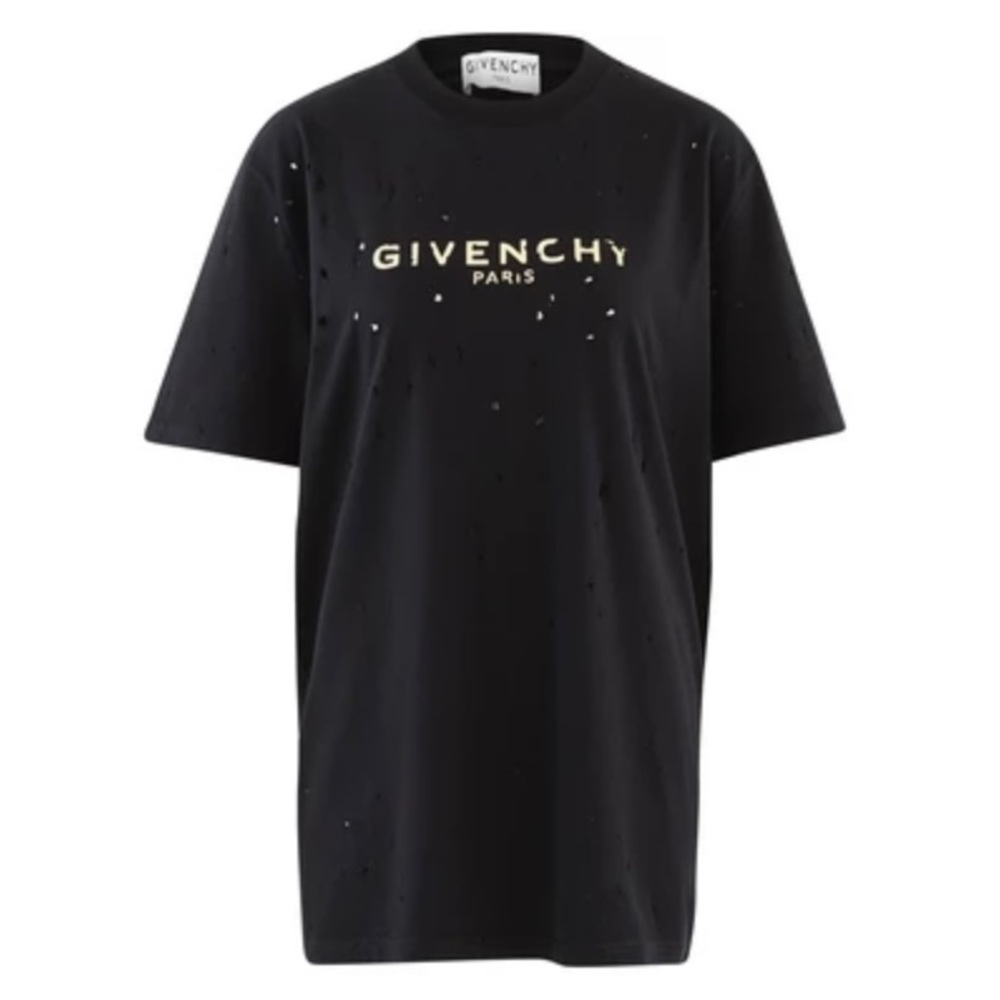 **SOLD** GIVENCHY LARGE T-SHIRT UNISEX
BLACK WITH GOLD MONOGRAM